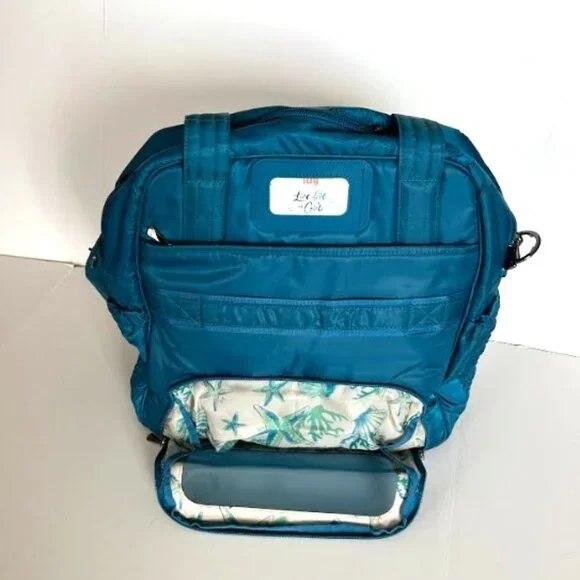 Lug Puddle Jumper LE Convertible Tote Bag Ocean Blue - Picture 12 of 13